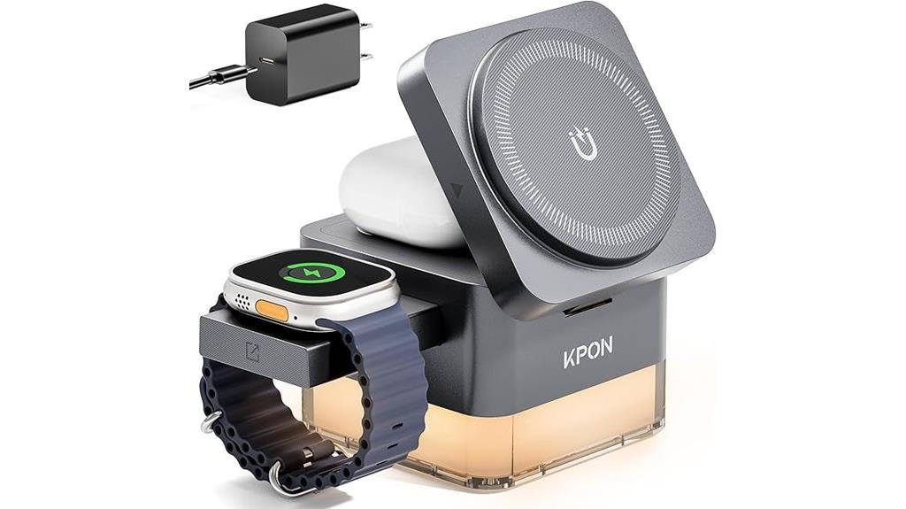 wireless charging station combo