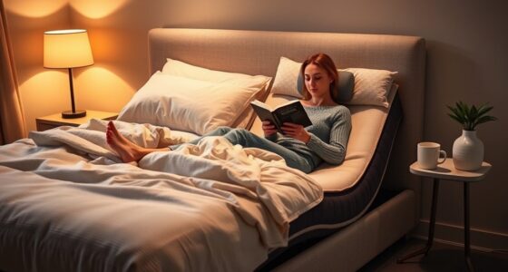 adjustable bed reading comfort
