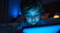 blue light disrupts children s sleep