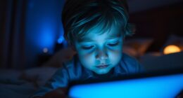 blue light disrupts children s sleep