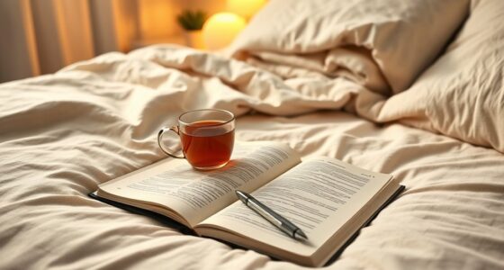 create a calming bedtime journal