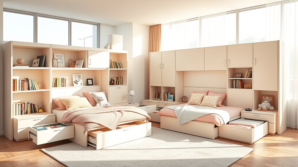 flexible adaptable family beds