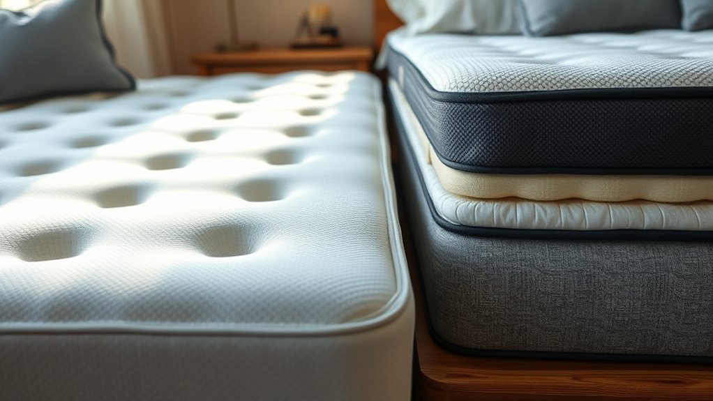 memory foam vs hybrid