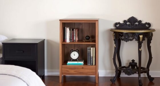 nightstand size and style
