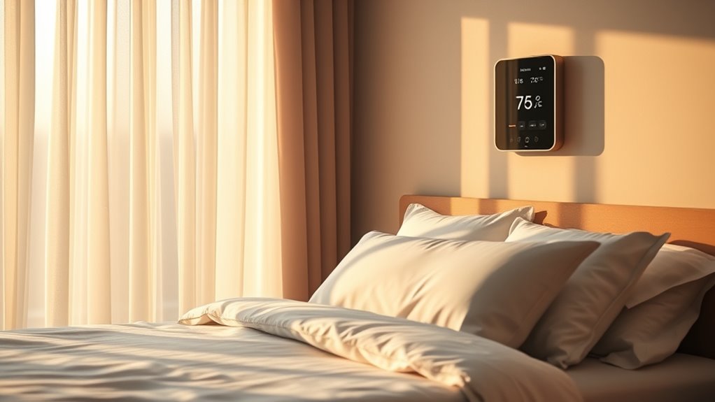 optimal sleep bedroom temperature