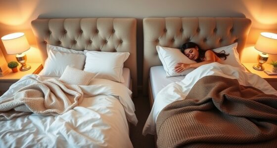 separate beds improve sleep