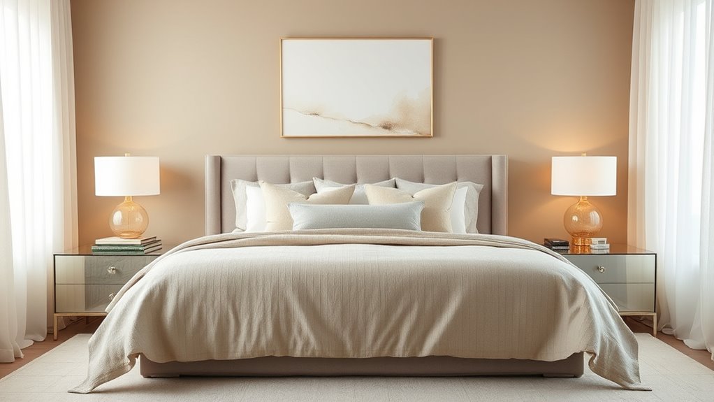 serene elegant minimal sanctuary