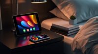 smart bedside display chargers
