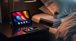 smart bedside display chargers