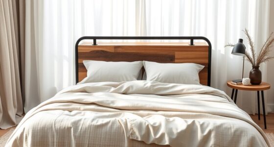 sustainable wood metal frames