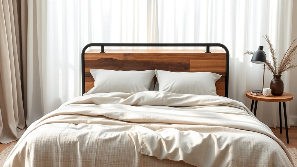 sustainable wood metal frames