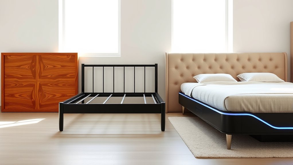 types of bed frames