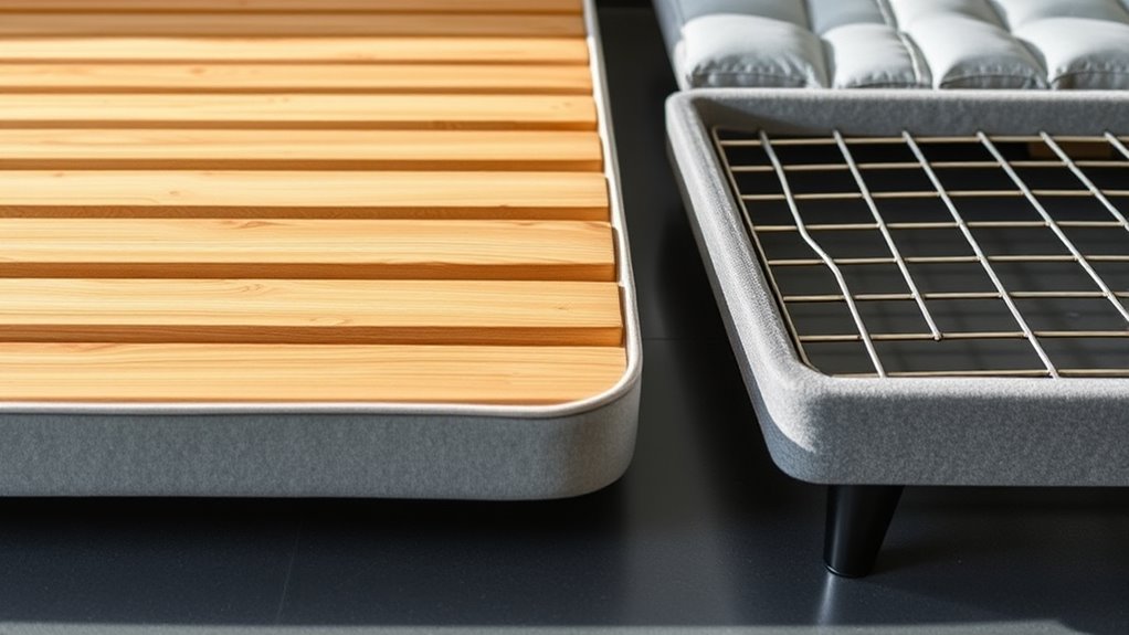 types of bed supports