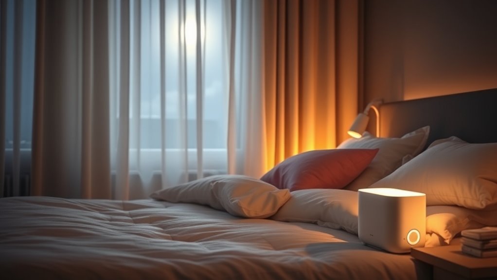 use soothing ambient sound