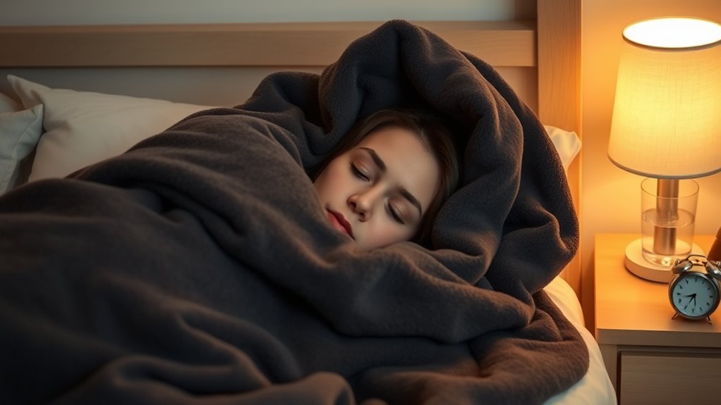 weighted blanket improves sleep