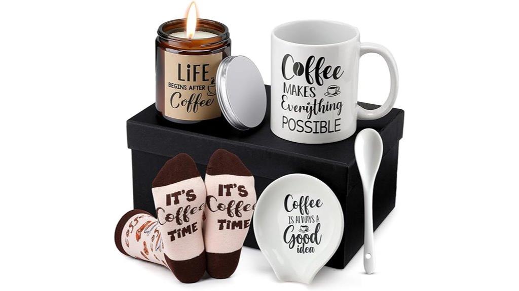 coffee themed gift set