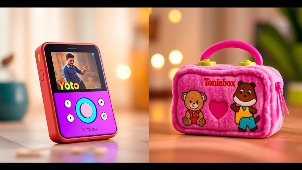 compare yoto player toniebox