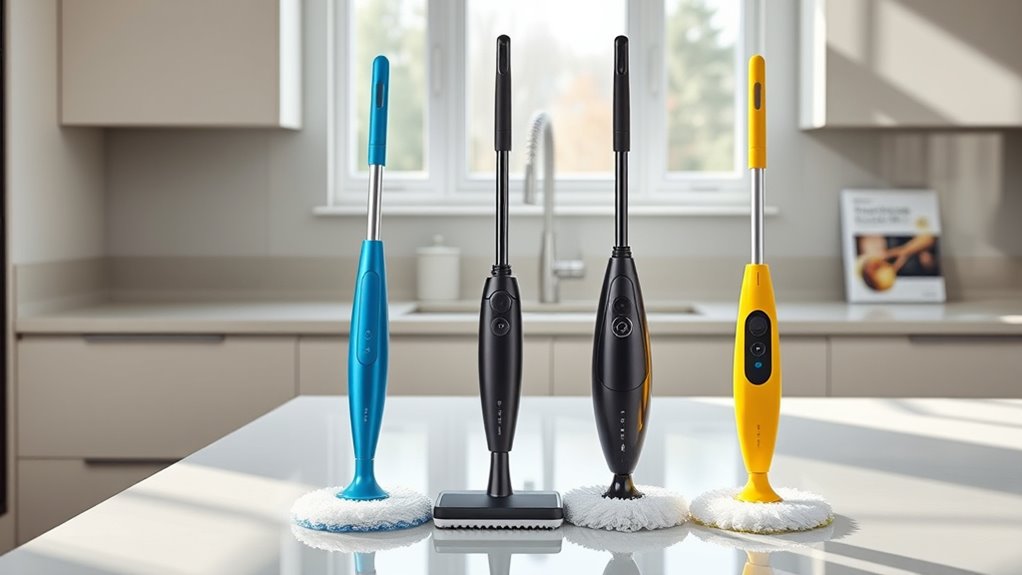 electric scrubber key features