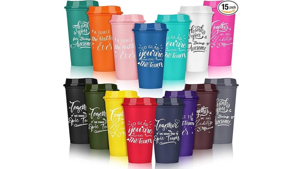 employee appreciation travel tumbler
