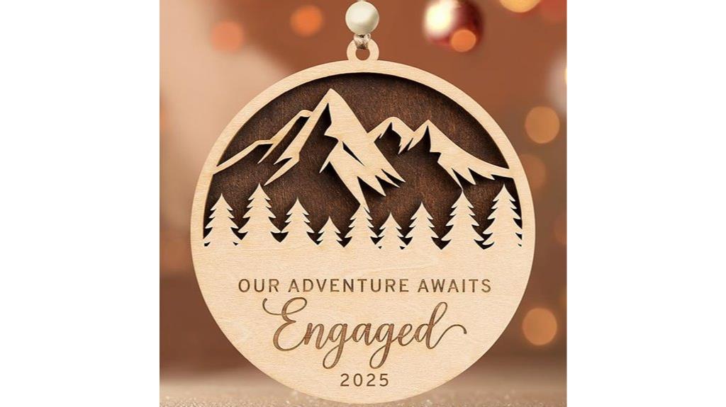 engagement celebration gift ornament