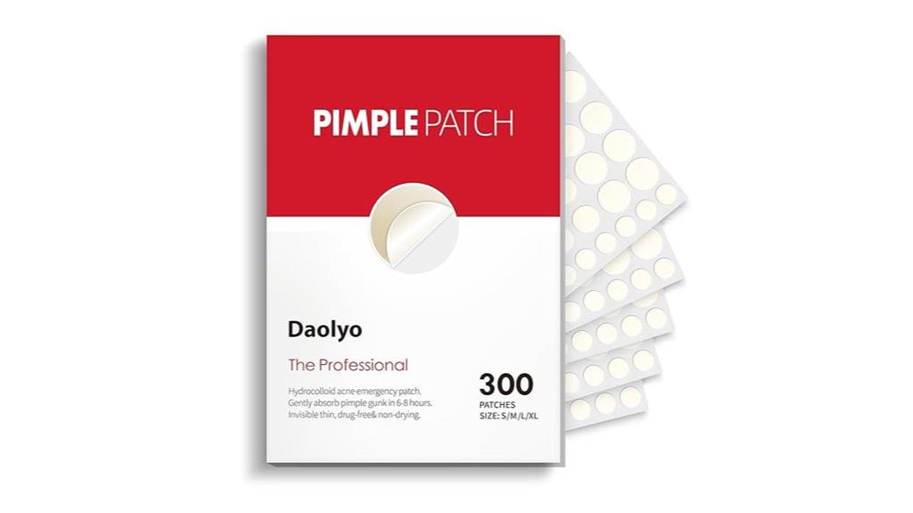large 300 count acne patches
