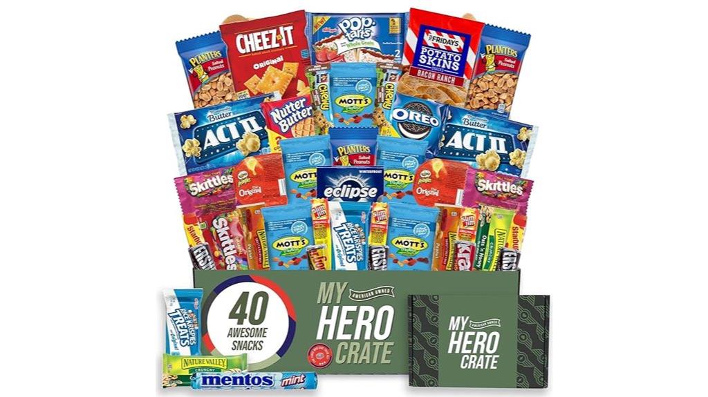 military snack box gift