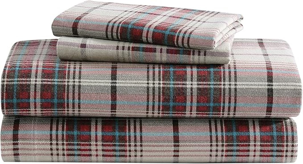 queen flannel bed sheets