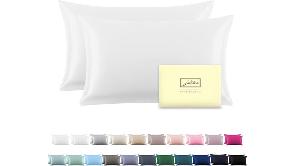 silk pillowcase pair