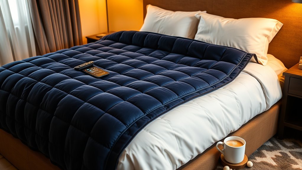 top dual control king blankets