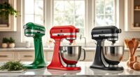 top kitchenaid mixer colors