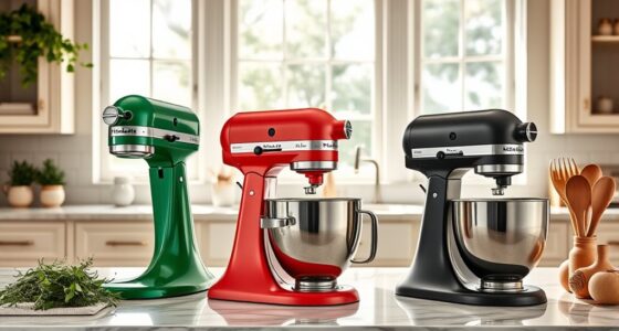 top kitchenaid mixer colors
