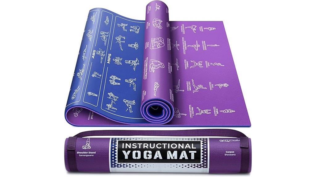 yoga mat with carrying strap
