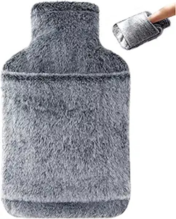 Samply 2L Hot Water Bottle with Cover