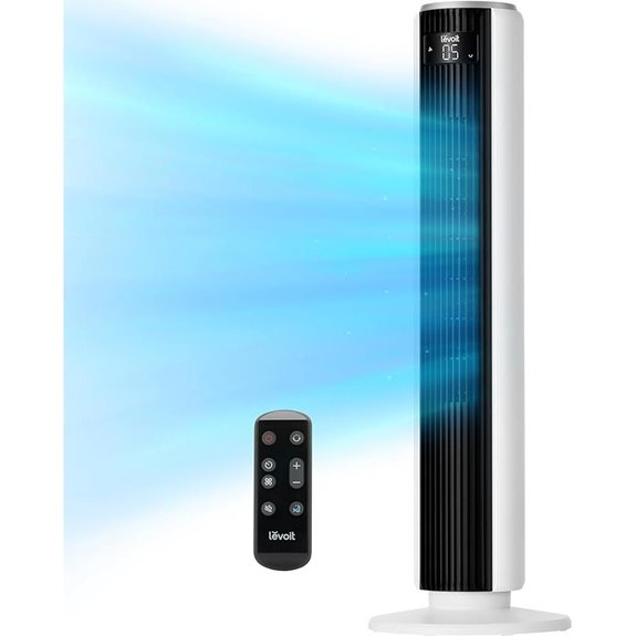 LEVOIT 36-Inch Bladeless Tower Fan with Remote
