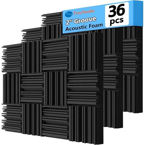 TroyStudio Acoustic Foam Panels - 36 Pack