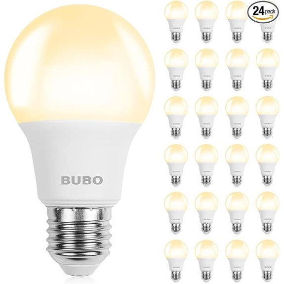 BUBO A19 40W Equivalent Soft White LED Bulbs (24 Pack)