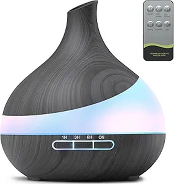 500ML Aroma Diffuser with Remote & LED Night Light