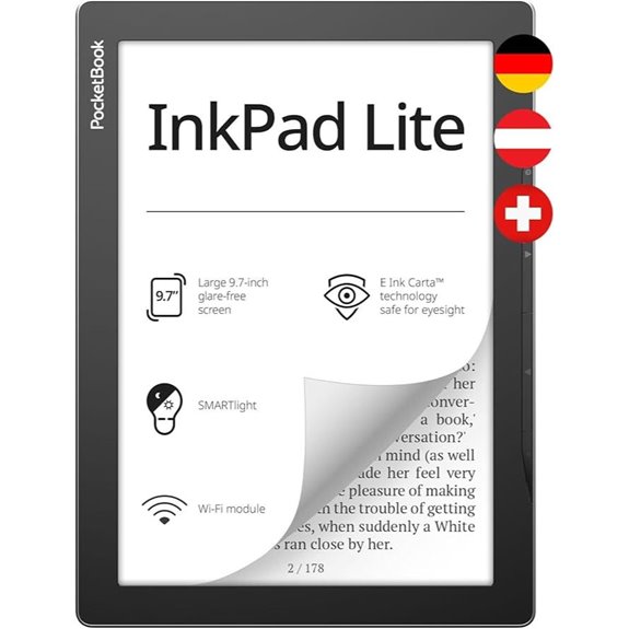PocketBook InkPad Lite E-Reader with 9.7 E-Ink Screen