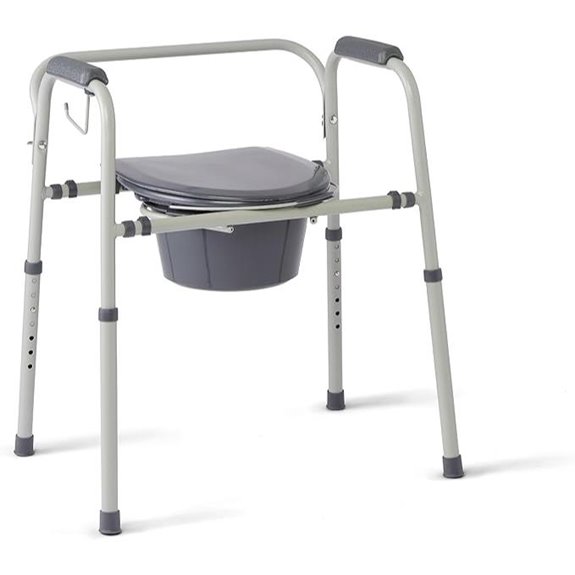 adjustable bedside commode