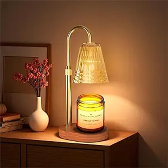 Dimmable Candle Warmer Lamp with Timer and Bulbs