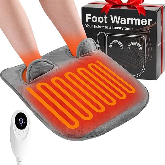 Electric Heated Foot Warmer with 9 Levels and Timers