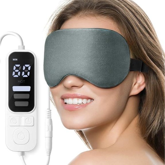Heated Eye Mask with Temperature & Timer Control