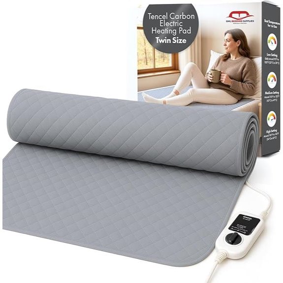 GML Heated Mattress Pad with Adjustable Heat Settings