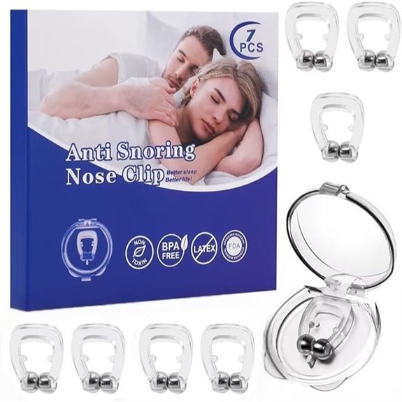 Anti Snoring Device with Adjustable Magnet White M