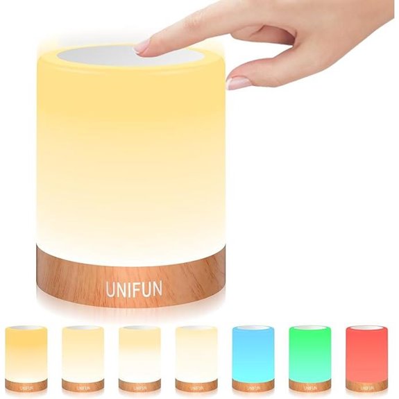 Touch Night Light with Dimmable RGB Colors