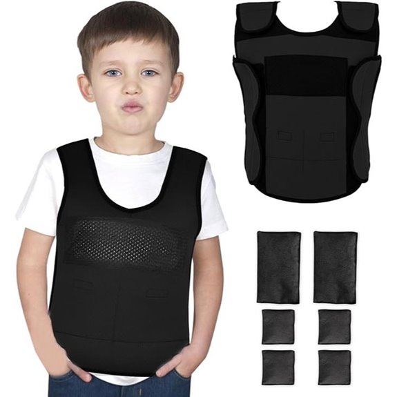 adjustable weighted kids vest