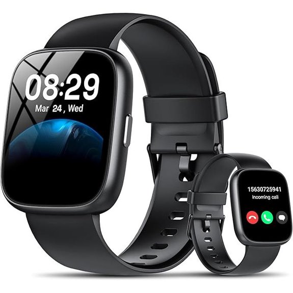 Smartwatch with Alexa Touchscreen Fitness & Waterproof