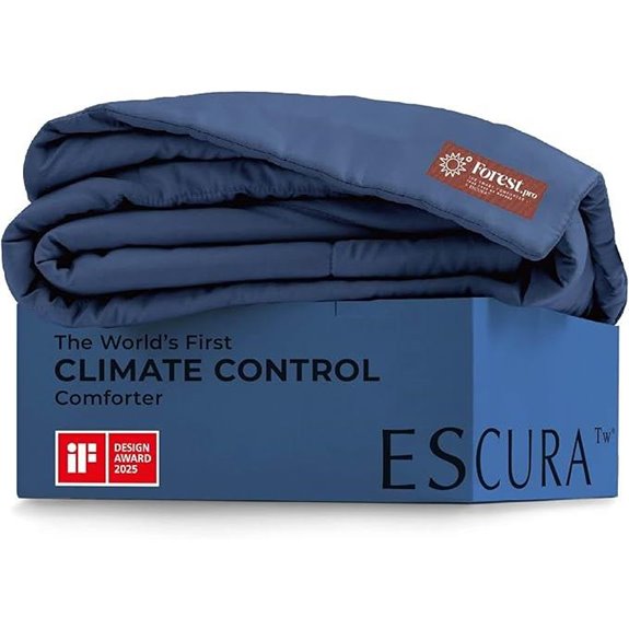 ESCURA Climate Control Comforter for All-Season Sleep