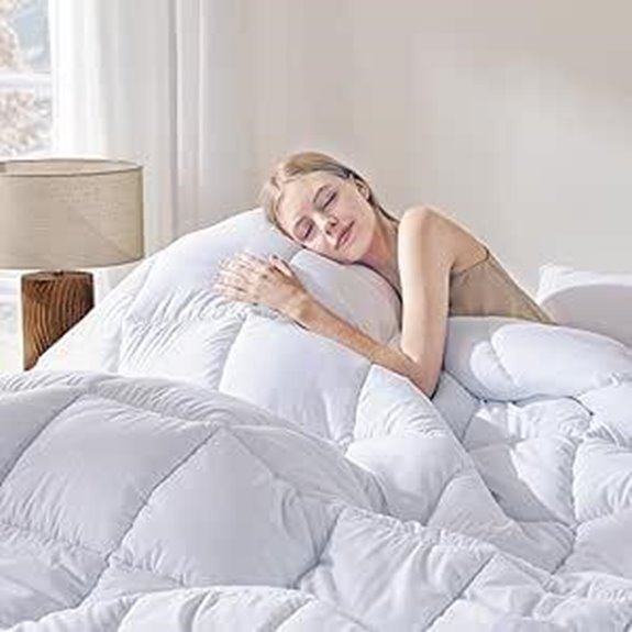 DOWNCOOL Queen Comforter All-Season Lightweight Quilt