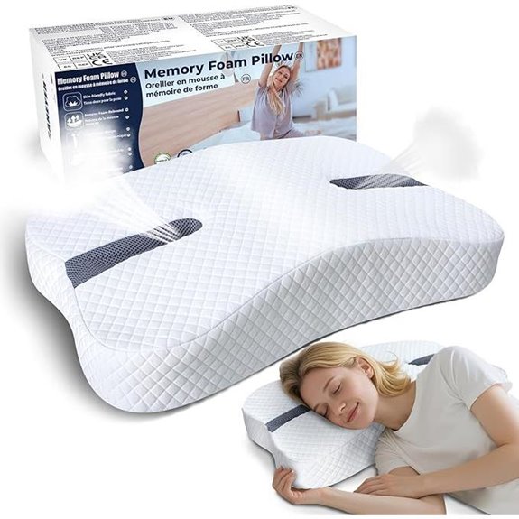 Saheyer Anti-Snoring Memory Foam Pillow for Sleep